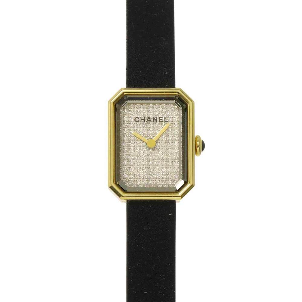 Chanel Premiere Velvet H6126 Women's Watch, Diamond, 18K Yellow Gold, Quartz ...